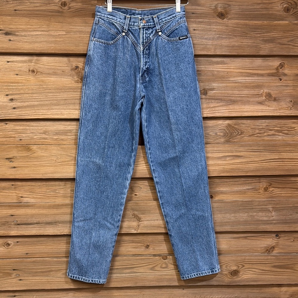 Vintage Rockies Blue High Rise Bareback Jeans